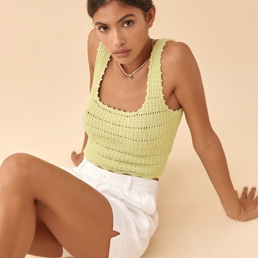 Reformation | Feste Open Knit Tank